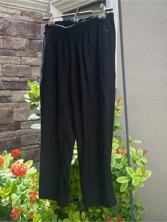 Old Navy Pants - Old navy high waisted linen blend straight ankle pants